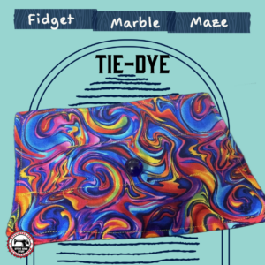 Tie-dye Swirl Fidget Marble Maze