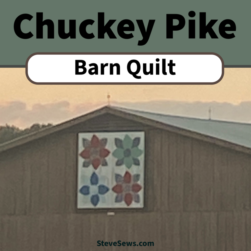 Chuckey Pike Barn Quilt this barn quilt is located in Talbott, TN off Chuckey Pike. #barnquilt