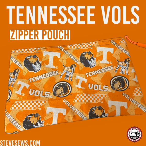 Tennessee Vols Zipper Pouch