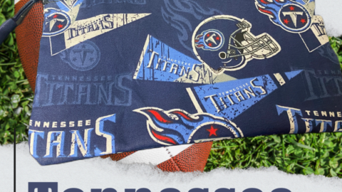 Tennessee Titans Zipper Pouch - a zipper pouch featuring the Tennessee Titans. #Titans #TennesseeTitans #TitansFootball