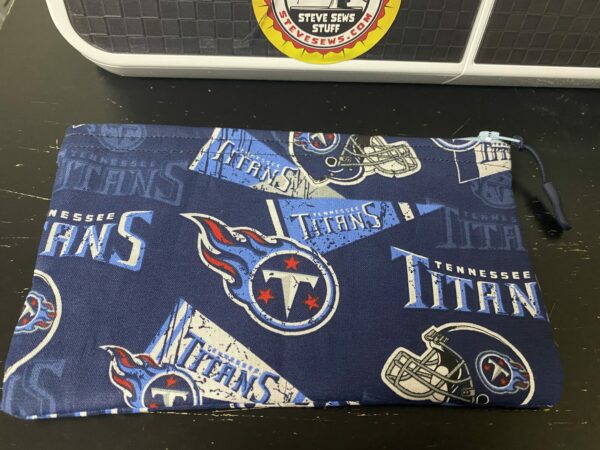 Tennessee Titans Zipper Pouch - a zipper pouch featuring the Tennessee Titans. #Titans #TennesseeTitans #TitansFootball