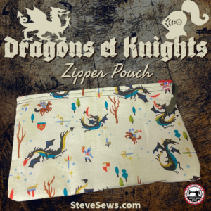 Dragon & Knights Zipper Pouch
