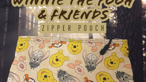 Winnie the Pooh and Friends Zipper Pouch a zipper pouch with Winnie the Pooh and his friends: Piglet, Tigger and Eeyore on it. #WinniethePooh #Tigger #Piglet #Eeyore