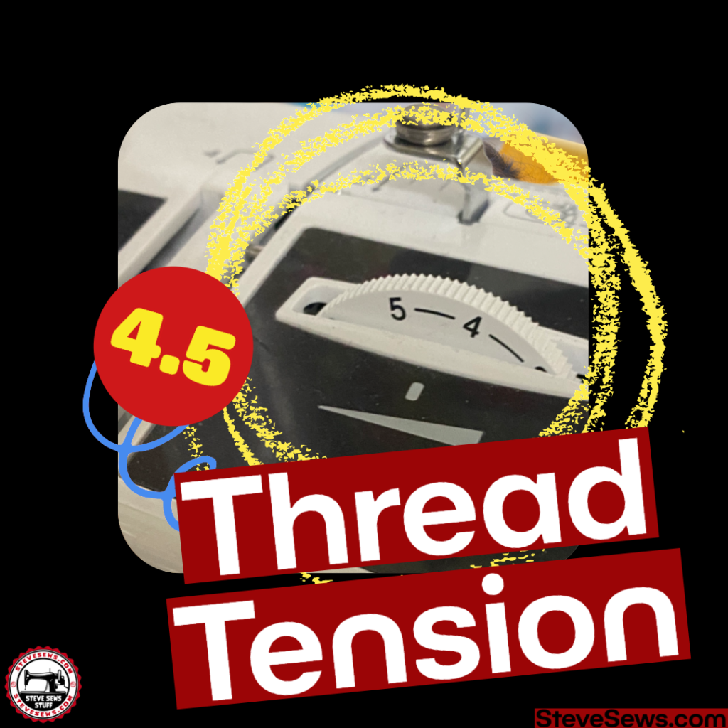 Thread Tension - how taught the thread is going through the sewing machine. #threadtension 