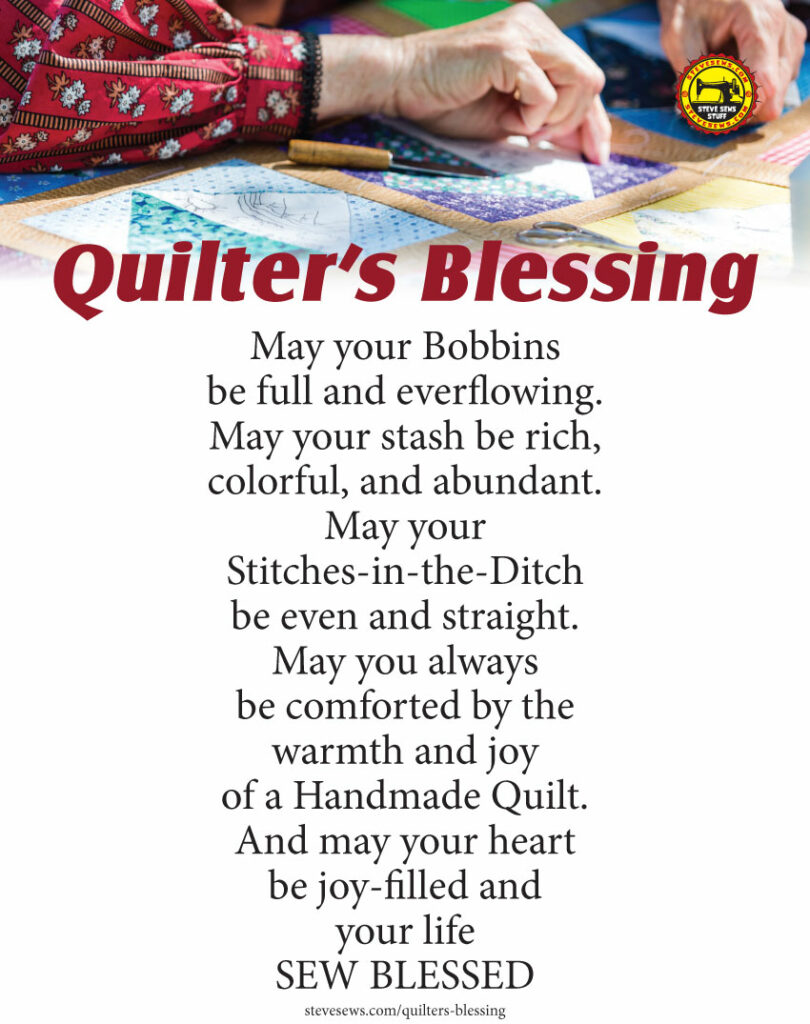 Quilter's Blessing Printable