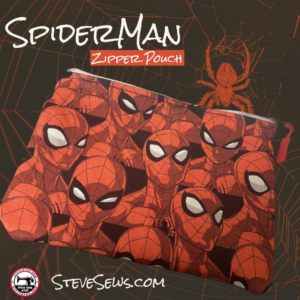 SpiderMan Zipper Pouch