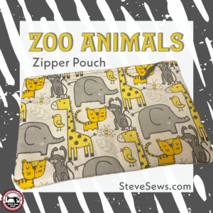 Zoo Animals Zipper Pouch