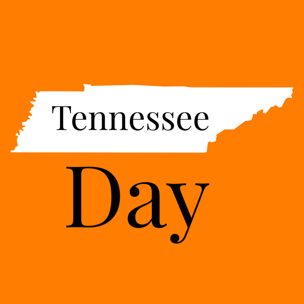 National Tennessee Day – Day for for Tennessee. Each year on October 26 is National Tennessee Day. Tennessee products #Tennessee