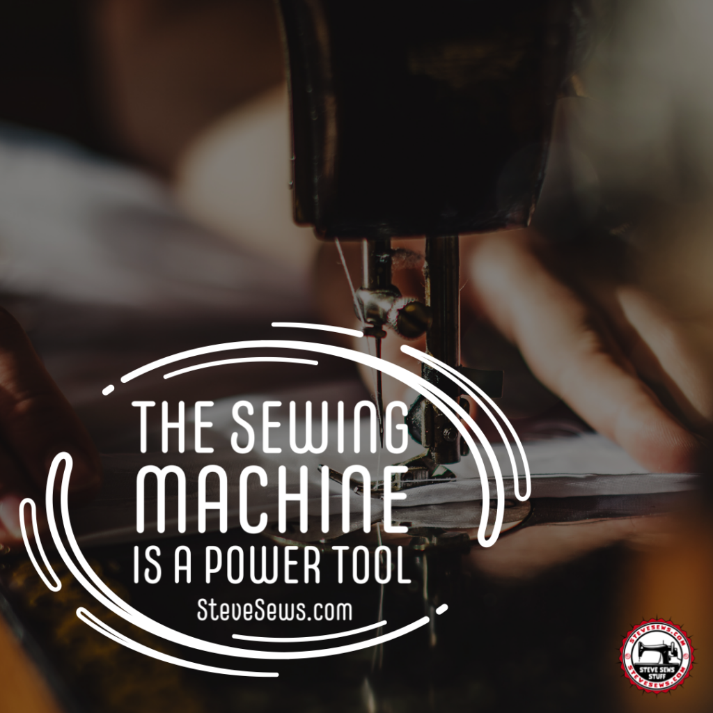 The Sewing Machine is A Power Tool now your mind is blown! #powertools #sewingmachine