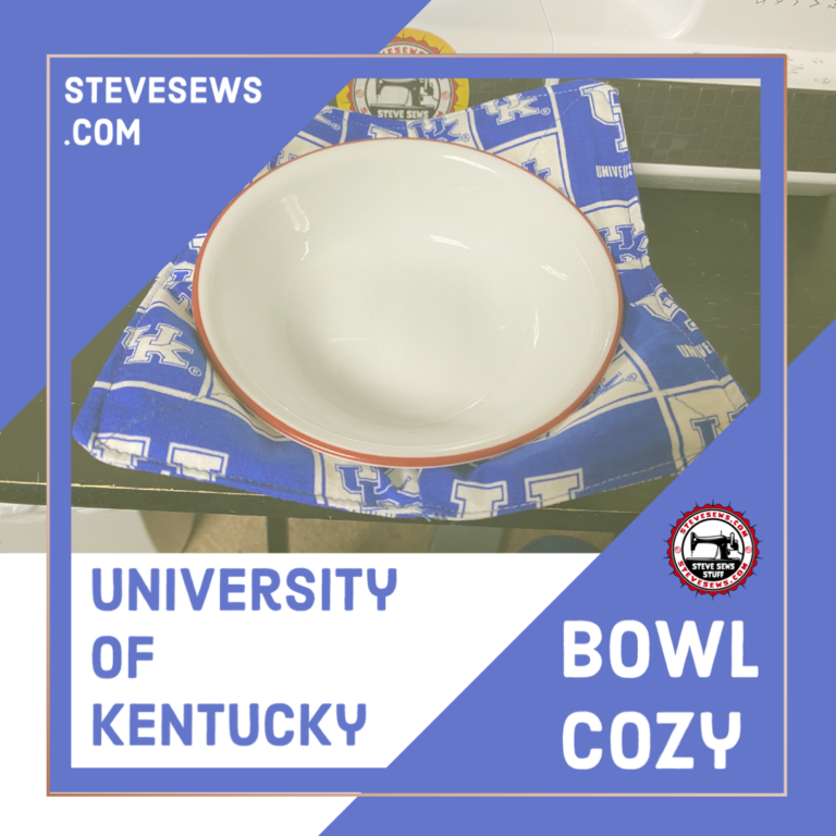 University of Kentucky Bowl Cozy Steve Sews Stuff