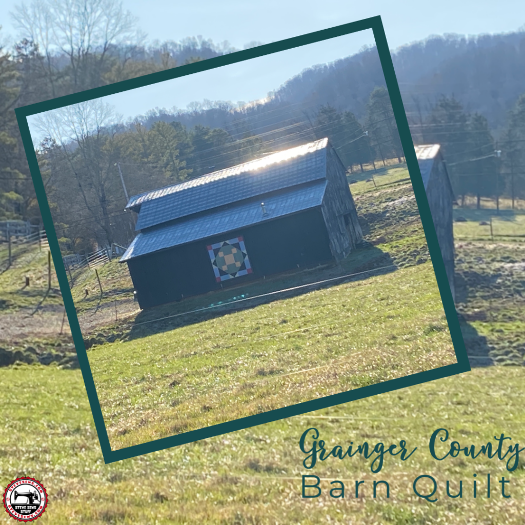 Grainger County Barn Quilt a quilt barn located in Grainger County, Tennessee. #barnquilt #graingercounty 