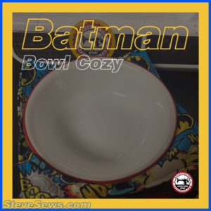 Batman Bowl Cozy is a bowl cozy with Batman on it. #Batman