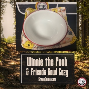 Winnie the Pooh & Friends Bowl Cozy is a bowl cozy featuring some of the characters from the Hundred Acre Woods. #WinniethePooh #BowlCozy