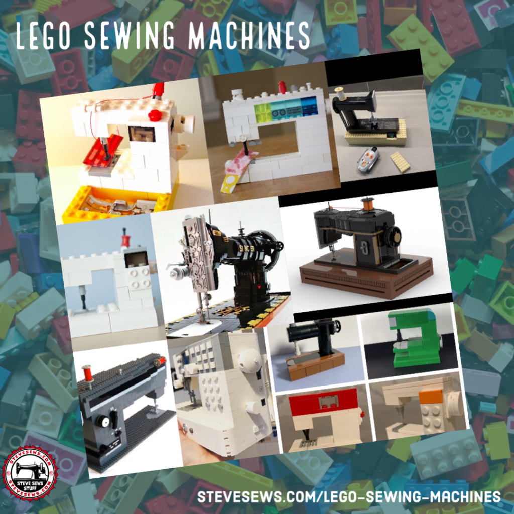 Lego Sewing Machines - I share some photos of Sewing machines made from Lego. #lego #sewingmachine #legosewingmachine