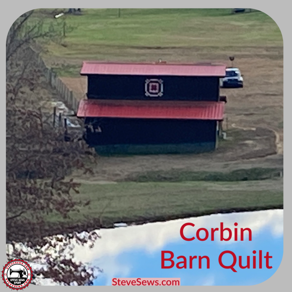 Corbin Barn Quilt - this barn quilt is in the Corbin, Kentucky area. #corbin #corbinky #barnquilt 