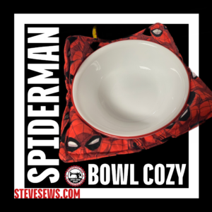 SpiderMan Bowl Cozy is a SpiderMan bowl cozy featuring SpiderMan. #SpiderMan #BowlCozy