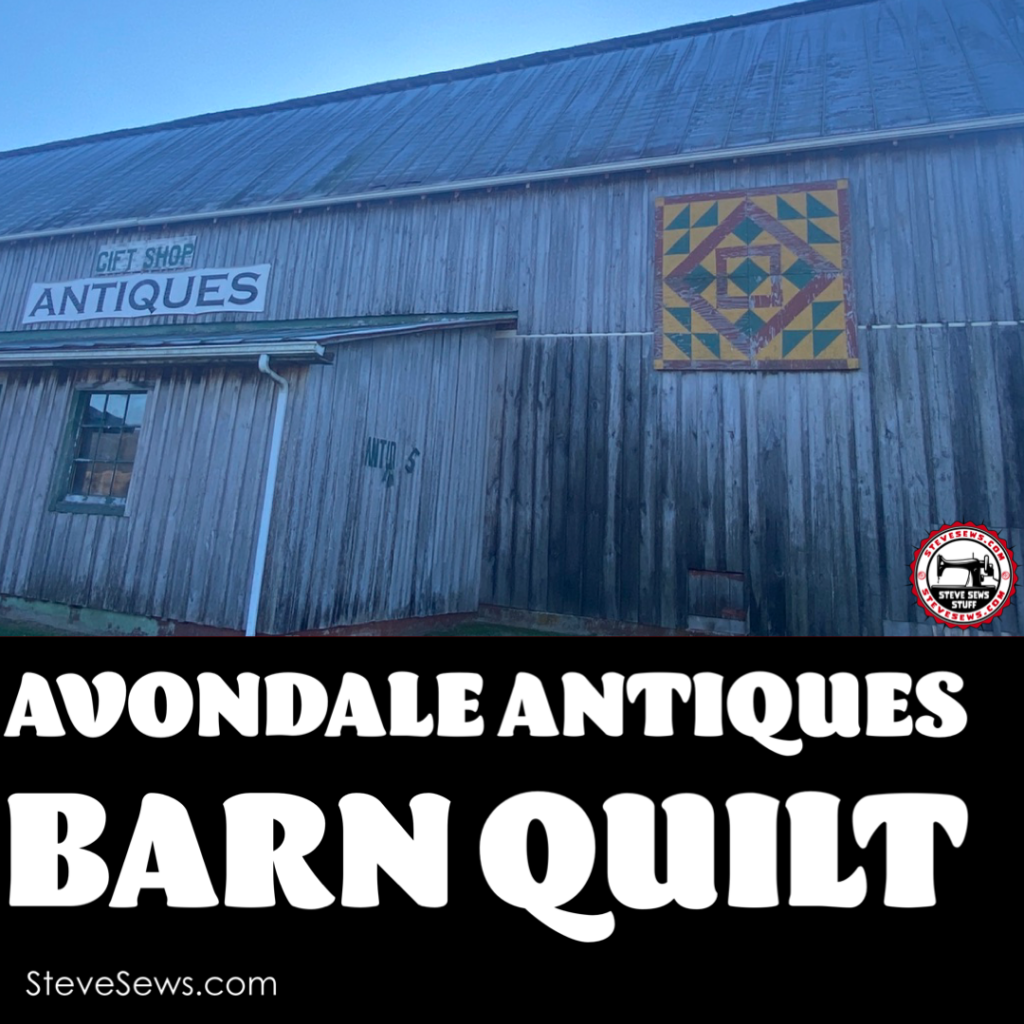 Avondale Antiques Barn Quilt a barn quilt located at an antique shop in Rutledge, Tennessee. #barnquilt 