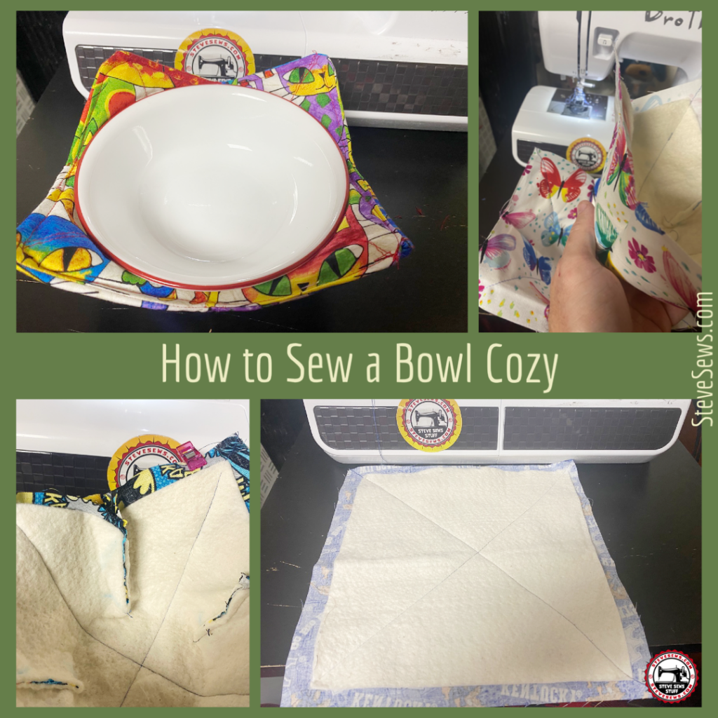 How to Sew a Bowl Cozy - this blog post shares how I make my bowl cozy. #bowlcozy  