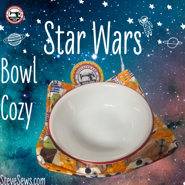 Star Wars Bowl Cozy is a colorful bowl cozy featuring some of the Star Wars characters. #StarWars