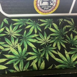 Marijuana Leaf, Cannabis Leaf, Hemp Leaf, Earthly Greens Zipper Pouch