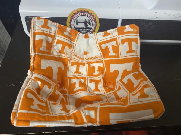 Power T Bowl Cozy is a bowl cozy with the University of Tennessee Power T on it. #PowerT #GoVols #VFL