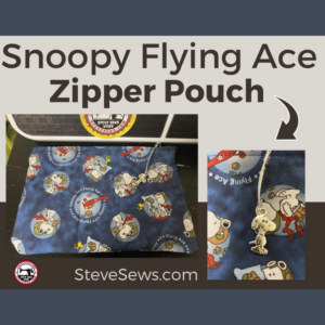 Snoopy Flying Ace Zipper Pouch - That famous World War Flying Ace Snoopy is on this zipper pouch. Plus this zipper pouch has a special Snoopy Zipper Pull. #Snoopy #FlyingAce #SnoopyFlyingAce