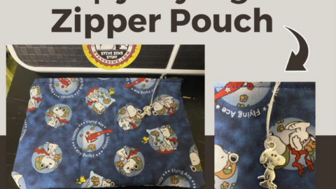 Snoopy Flying Ace Zipper Pouch - That famous World War Flying Ace Snoopy is on this zipper pouch. Plus this zipper pouch has a special Snoopy Zipper Pull. #Snoopy #FlyingAce #SnoopyFlyingAce