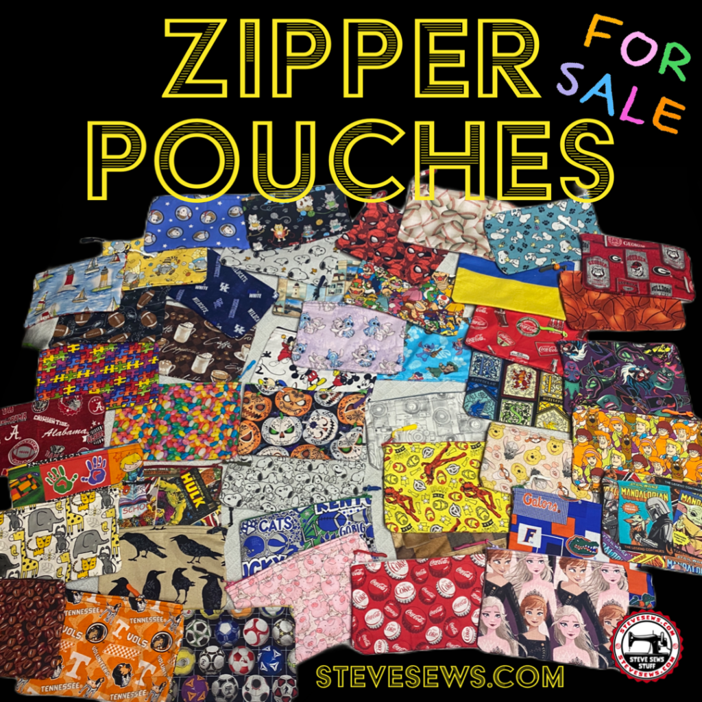 Zipper Pouches for sale - a zipper pouch is great for storing and carrying many things. I share the zipper pouches I make and sell. #zipperpouches #zipper-clutches