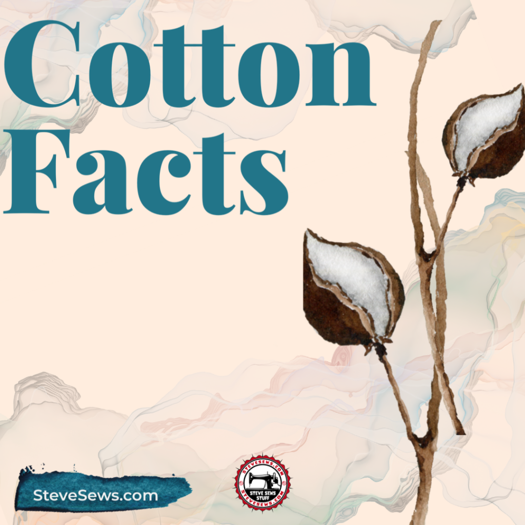 Cotton Facts here is a list of facts about cotton. #cotton #cottonfacts 