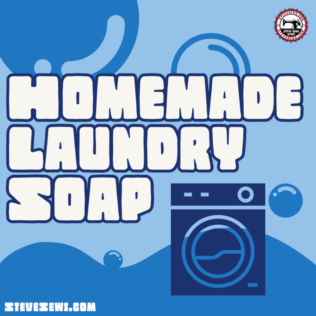 Homemade Laundry Soap - try your hand at making laundry soap using some basic items. (Homemade Laundry Detergent)