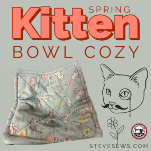 Spring Kitten Bowl Cozy