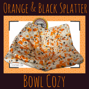 Orange & Black Speckle Bowl Cozy