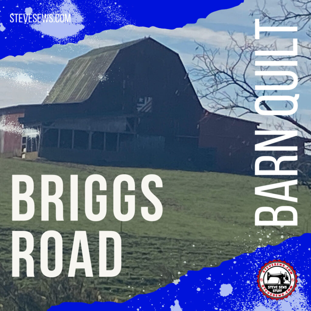 Briggs Road Barn Quilt - this barn quilt is located in Dandridge, Tennessee. #barnquilt