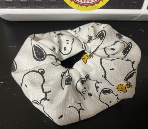 Snoopy & Woodstock Scrunchie is a scrunchie with Snoopy and Woodstock on it. #Snoopy #Woodstock #Scrunchie