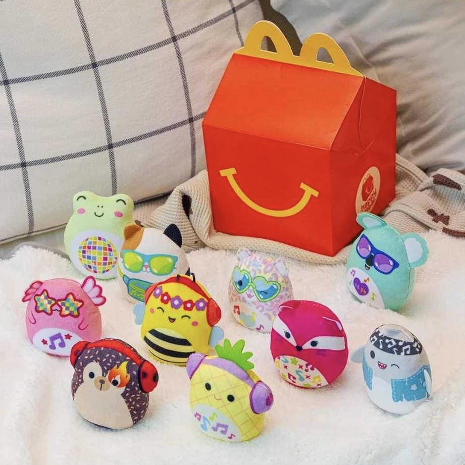 Squishmallows are now in McDonald’s Happy Meals! Jazwares, the creator of Squishmallows, has partnered with McDonald's to bring an exciting new experience to fans. As part of this collaboration, Squishmallows will now be featured in Happy Meals across the country. This marks a significant milestone for Squishmallows, joining forces with one of the world's most trusted and recognized brands. #Squishville #Squishmallow #HappyMeal #McDonalds