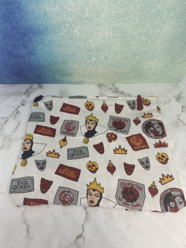Evil Queen Zipper Pouch is a zipper pouch that features the Evil Queen from Snow White. #SnowWhite #EvilQueen