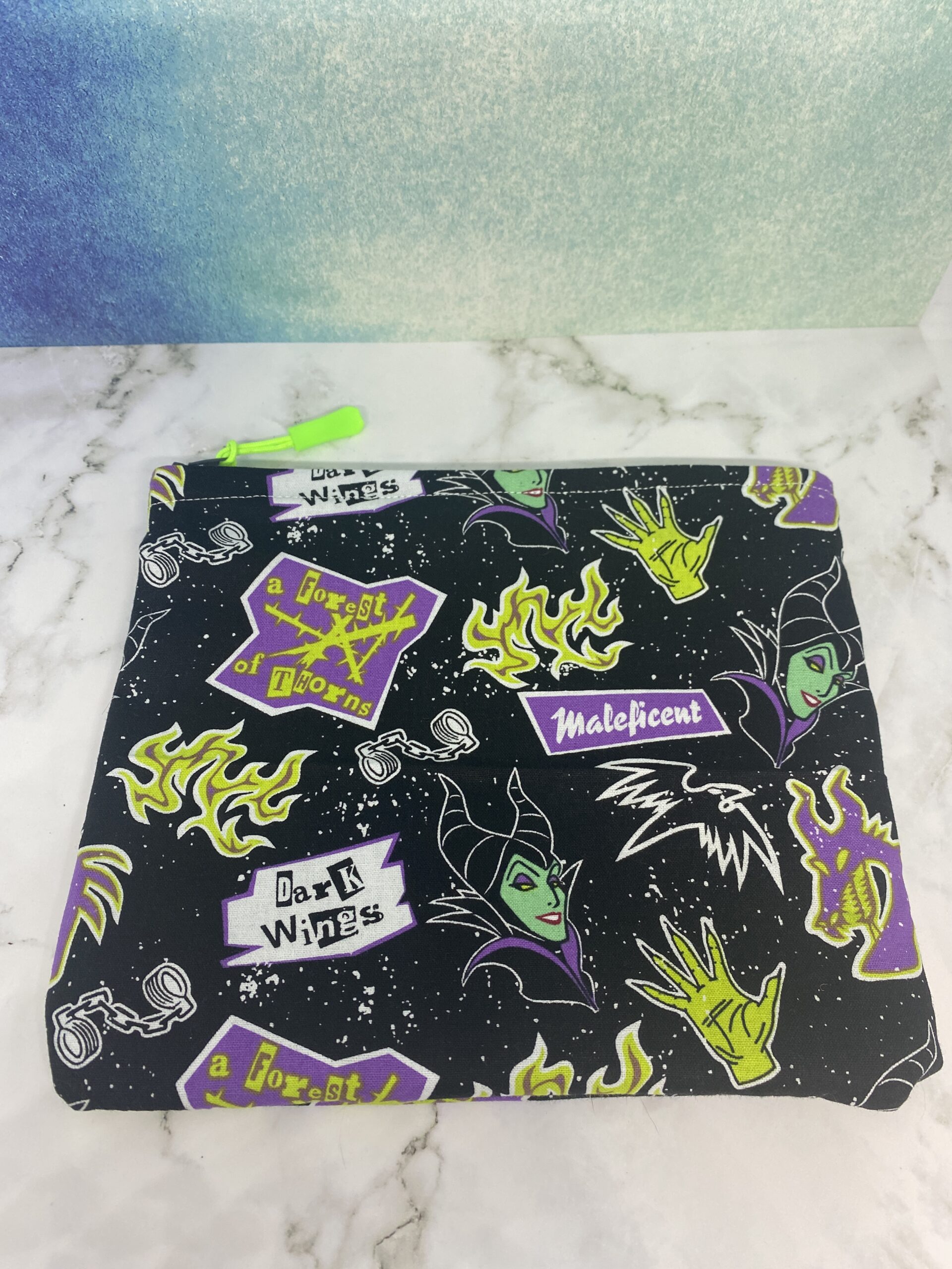 Maleficent Zipper Pouch is a zipper pouch with the villain Maleficent from Sleeping Beauty. #SleepingBeauty #Maleficent