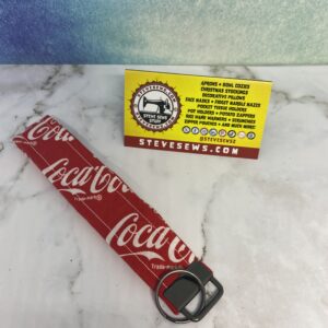 Coca-Cola Wrist Key Fob Keychain Lanyard