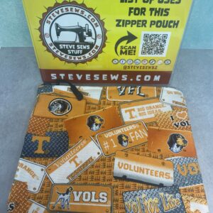 Tennessee Vols License Plates Zipper Pouch