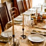 clear wine glass on table