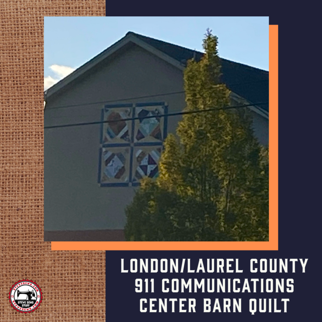 London/Laurel County 911 Communications Center Barn Quilt - Located in Downtown London, KY. 