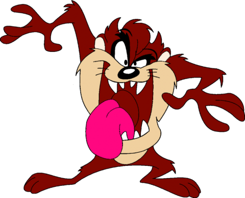 Taz the Tasmanian Devil one of my favorite cartoon characters ￼