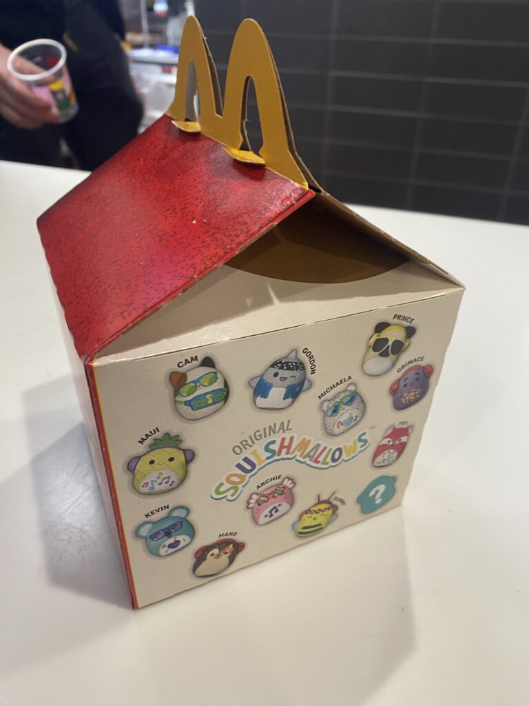 McDonald’s Squishmallows Happy Meal Box​