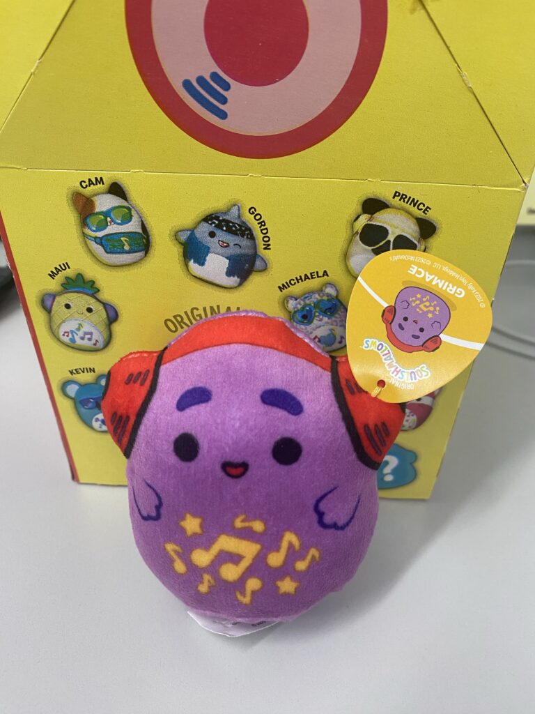 Grimace McDonald’s Squishmallows (one of the Greeneville, TN ​locations)