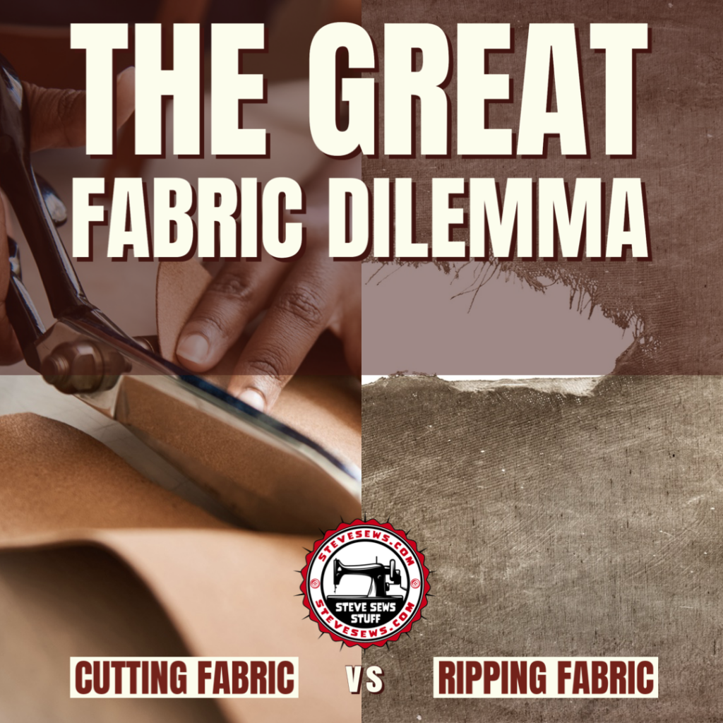 The Great Fabric Dilemma: Cutting vs. Ripping Fabric - Choosing the right method to prepare your fabric is a crucial decision for any sewing or crafting project. The age-old debate of cutting versus ripping has intrigued and divided the crafting community for years. In this blog post, we'll explore the advantages and disadvantages of each method to help you make an informed decision for your next creative endeavor.
