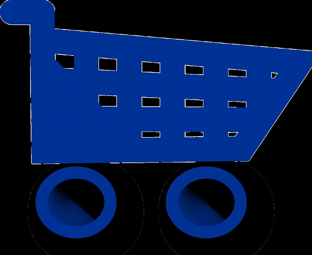 shopping cart, supermarket, cart
