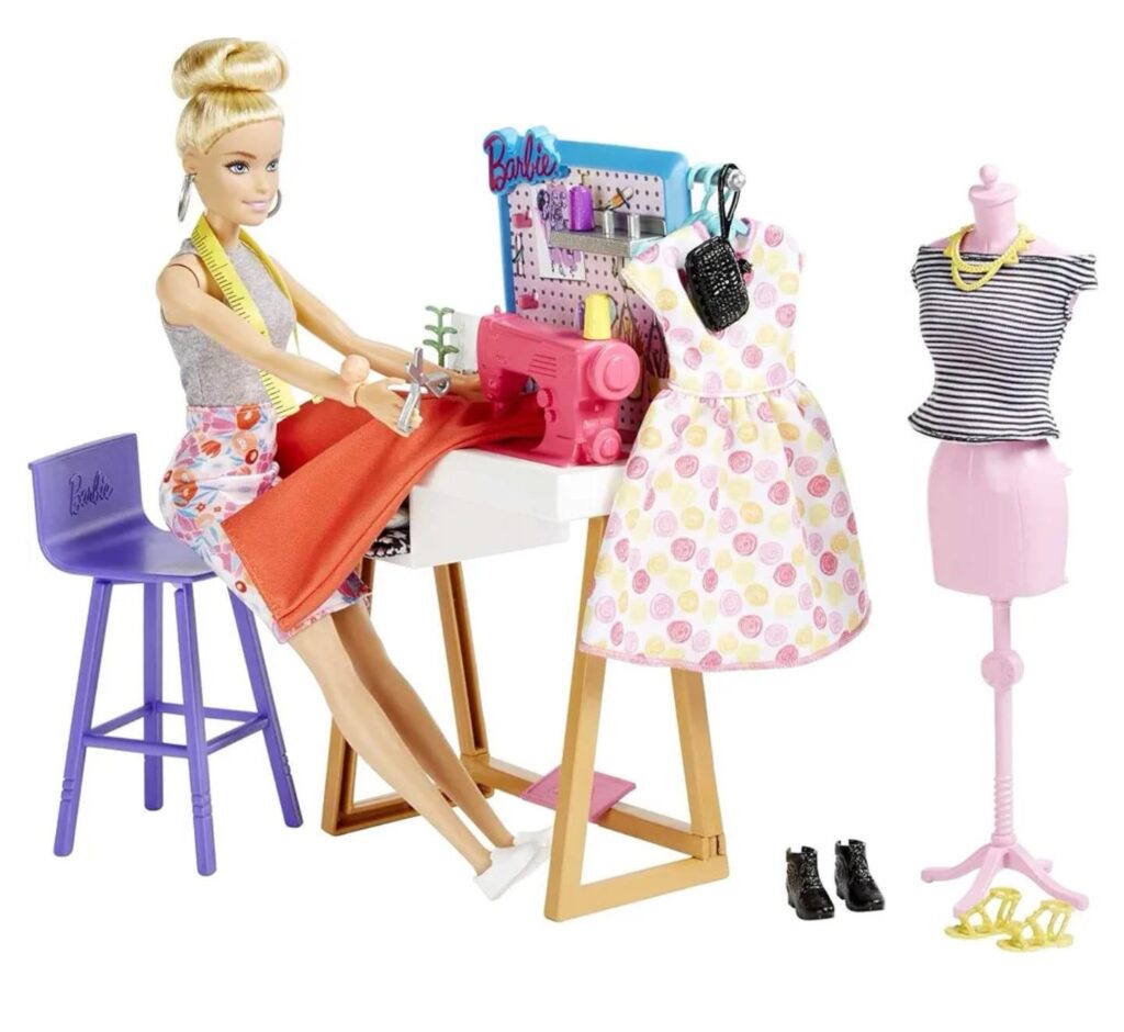 Barbie Sews - The Sewing Barbie Doll — Unleash Your Inner Fashionista with the Barbie Designer Doll & 25+ Accessories #Barbie  #SewingBarbie #BarbieDesignerDoll