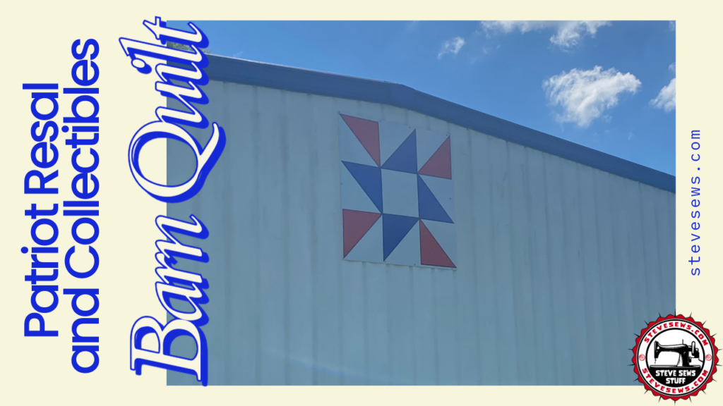 Patriot Resale and Collectibles Barn Quilts located in Jefferson City, Tennessee has two barn quilts one on each end. #barnquilt