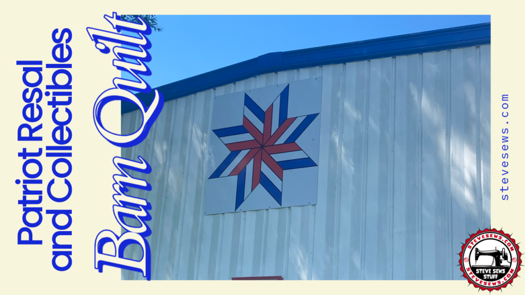 Patriot Resale and Collectibles Barn Quilts located in Jefferson City, Tennessee has two barn quilts one on each end. #barnquilt