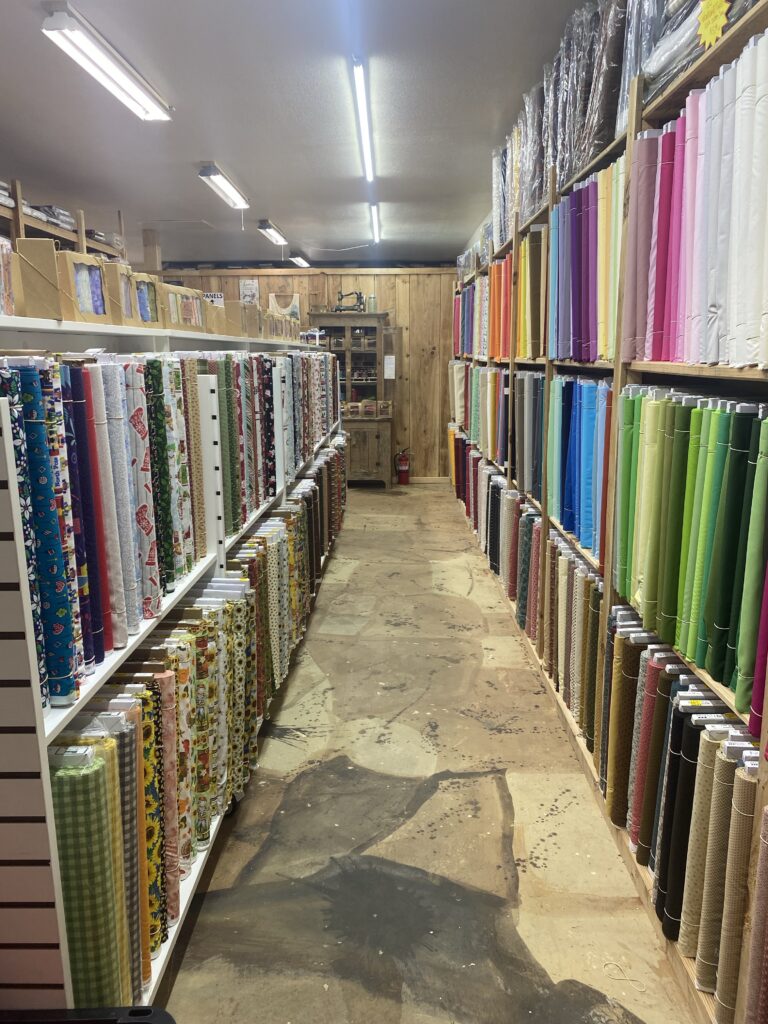 Deep Springs Discount Fabric Store — Here is a neat rustic looking fabric shop located in Dandridge, TN. 